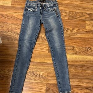 Low Rise Calvin Rucker Blue Denim Women's Jeans